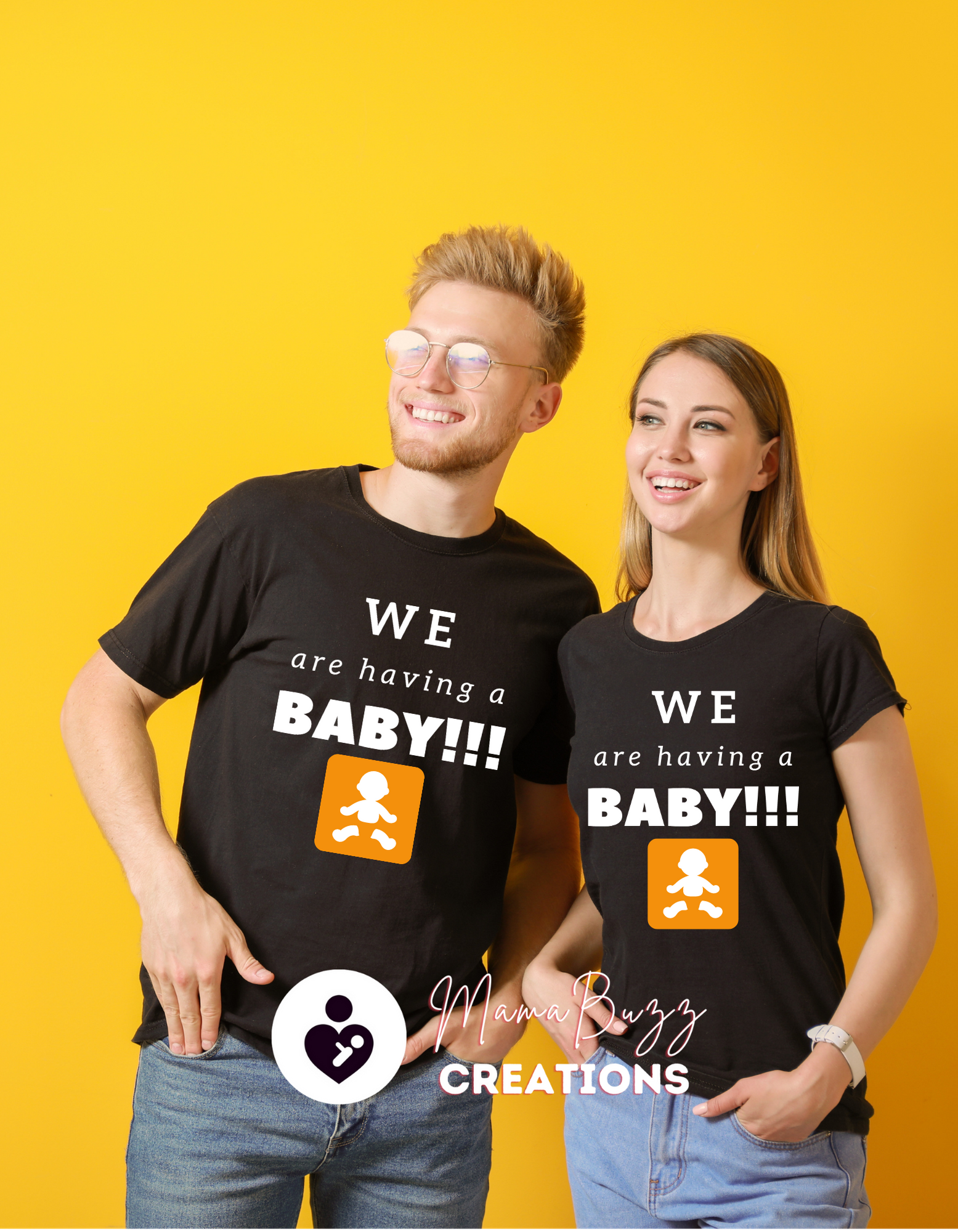 "We Are Having A Baby" Men's Tee - MamaBuzz Creations