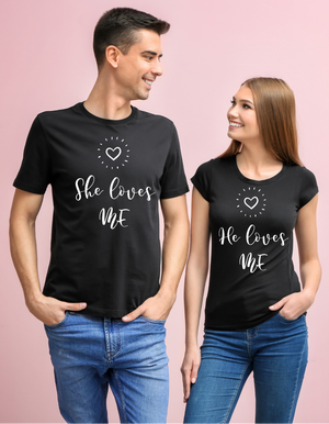 "He Loves Me" Ladies Tee - MamaBuzz Creations