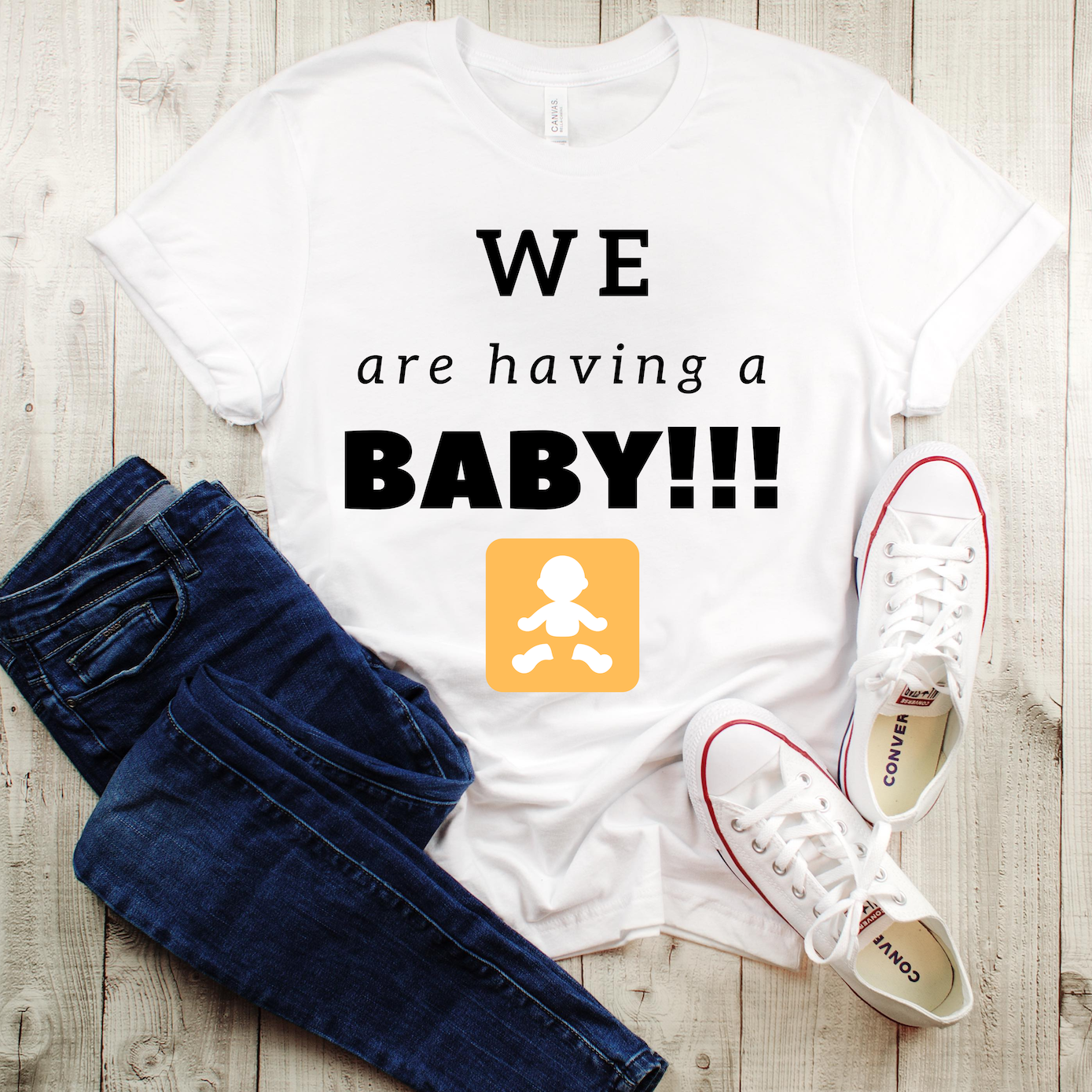 "We Are Having A Baby" Men's Tee - MamaBuzz Creations