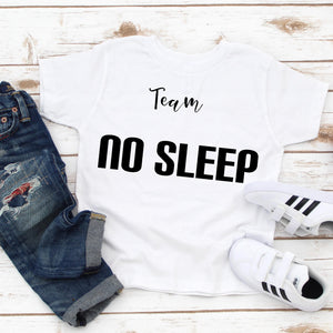 Team No Sleep Ladies Tee & Team No Sleep Child Tee Mother Son Matching Shirts Mother daughter Matching Shirts - MamaBuzz Creations