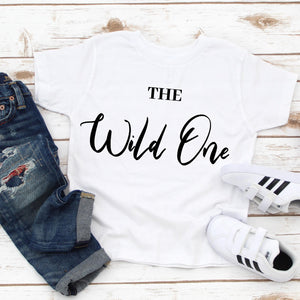 Mom and Baby Outfits, Mother Son Matching Shirts,Funny Matching Shirts,Mom of the Wild One Ladies Tee & The Wild One Toddler Tee - MamaBuzz Creations