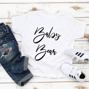 Mama Bear Ladies Tee & Baby Bear Baby or ToddlerTee Mother Son Matching Shirts Mother daughter Matching Shirts - MamaBuzz Creations