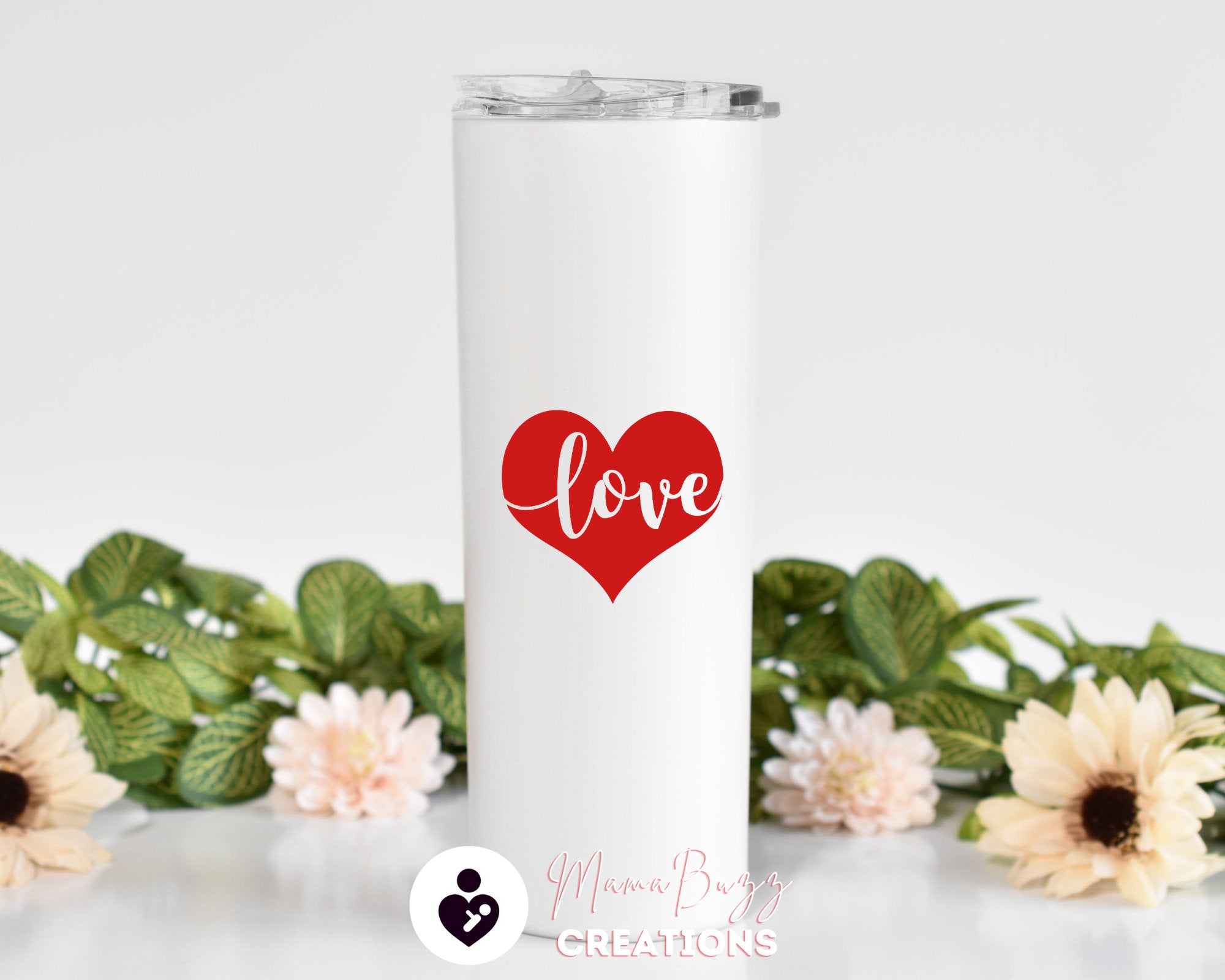 Custom Tumbler,Personalized Tumbler Cup,Insulated Tumbler,Custom Tumbler With Straw,Perfect Love,Gift Idea,Personalized 20 Oz Steel Tumbler - MamaBuzz Creations