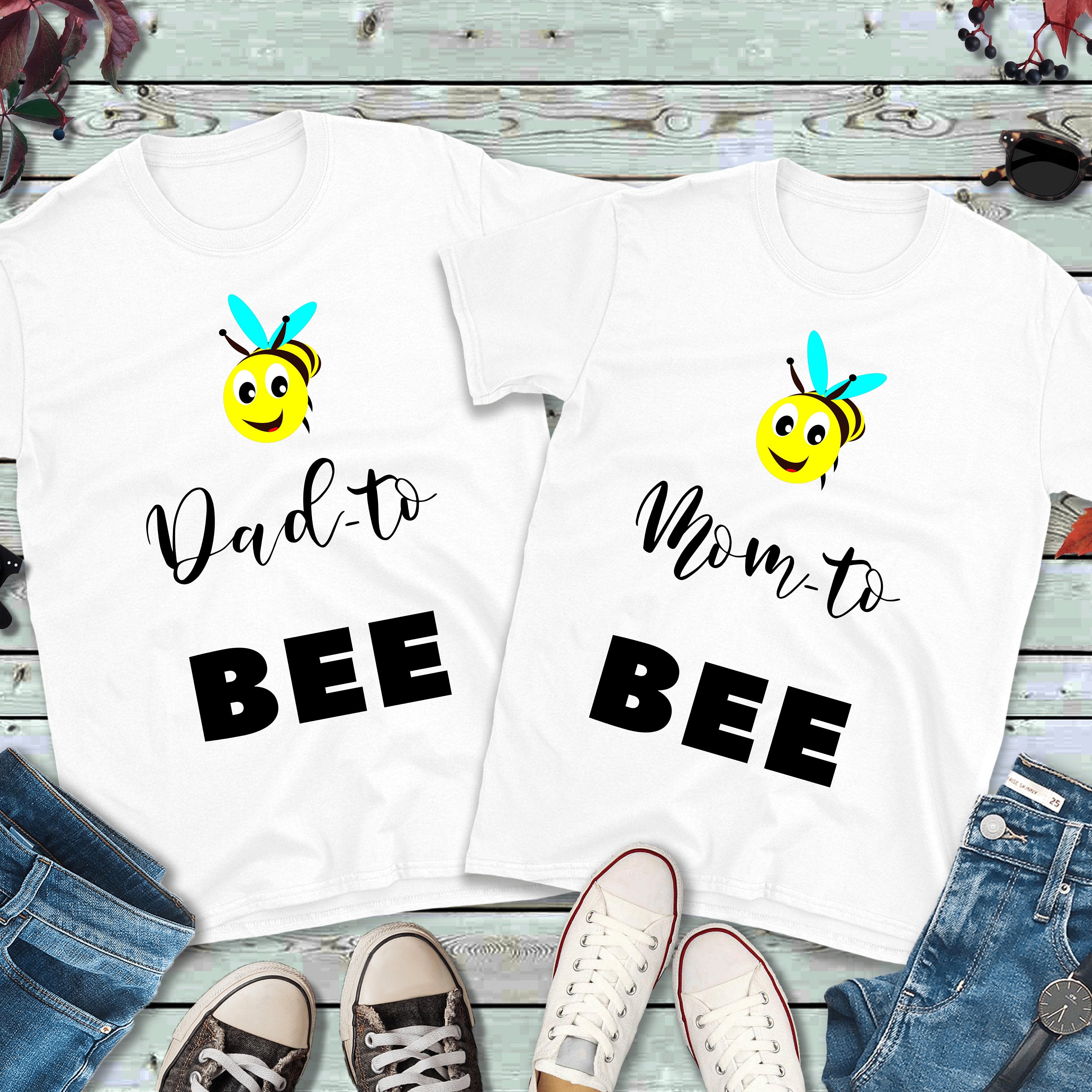 Funny Couple Shirts, Couple Shirts, Valentines Gifts For Him, Matching Shirts For Couples, Best Couple Shirts, Dad and Mom to Bee Shirts - MamaBuzz Creations