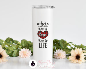 Perfect Love,Gift Idea,Custom Tumbler,Personalized Tumbler Cup,Insulated Tumbler,Custom Tumbler With Straw,Personalized 20 Oz Steel Tumbler - MamaBuzz Creations