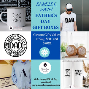Father’s Day Gift Box,Camping Mug,Dad Shirt,Bundle & Save ,Gift Box, Gifts for Him, Birthday Gift, Father’s Day Gift,Anniversary Gifts, Dad Gift Ideas - MamaBuzz Creations